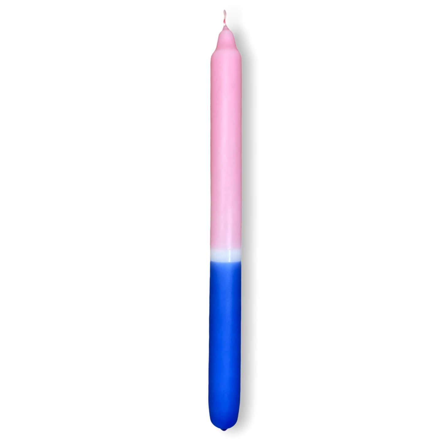 Stabkerze 29cm royalblau & rosa