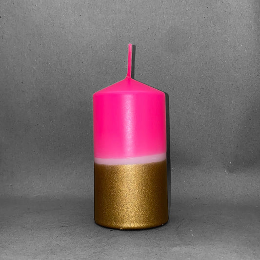 Size M gold & neonrosa